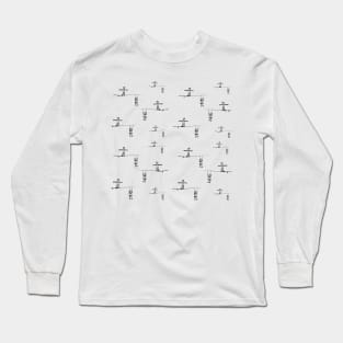 Acrobats black and white Long Sleeve T-Shirt